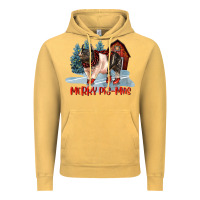 Merry Pigmas Vintage Hoodie | Teevron