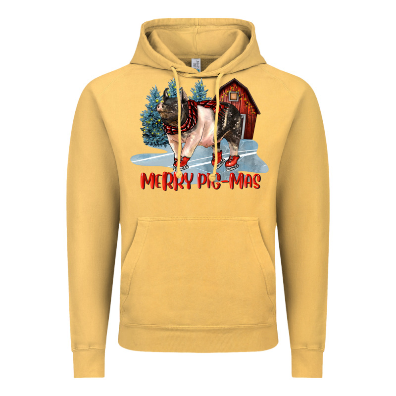 Merry Pigmas Vintage Hoodie by LillyAllenDesigns | Teevron