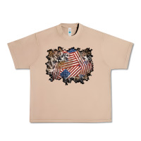 Burro 4th of july background Urban Heavy Tee - BundleAndBundleShop