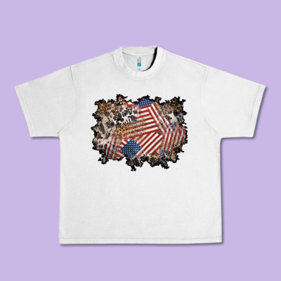 4th Of July Background Urban Heavy Tee Designed By Bundleandbundleshop