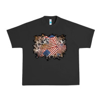 Pigment Black 4th of july background Urban Heavy Tee - BundleAndBundleShop