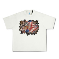 Pistachio 4th of july background Urban Heavy Tee - BundleAndBundleShop