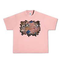 Salmon 4th of july background Urban Heavy Tee - BundleAndBundleShop