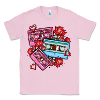 Bubblegum Pink valentines day casette olivia Classic Tee - OliviaCreatesArt
