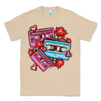 Mushroom valentines day casette olivia Classic Tee - OliviaCreatesArt
