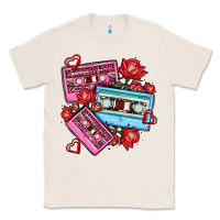 Natural valentines day casette olivia Classic Tee - OliviaCreatesArt