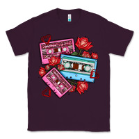 Plum valentines day casette olivia Classic Tee - OliviaCreatesArt