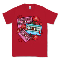 Red valentines day casette olivia Classic Tee - OliviaCreatesArt