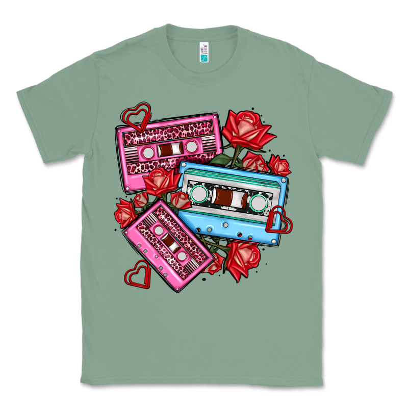 Valentines Day Casette Olivia Classic Tee by OliviaCreatesArt | Teevron