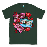 Sports Green valentines day casette olivia Classic Tee - OliviaCreatesArt