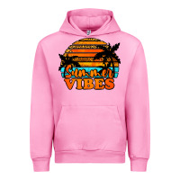 Fuchsia Pink Summer Vibes Urban Hoodie - Jasminsmagicworld