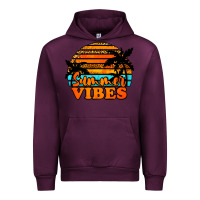 Mauve Wine Summer Vibes Urban Hoodie - Jasminsmagicworld