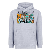 Heather Grey music teacher Heavyweight Hoodie - RanaPortraitStore