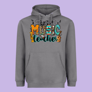 Music Teacher Heavyweight Hoodie Designed By Ranaportraitstore