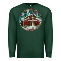Barn Christmas Premium Sweatshirt | Teevron