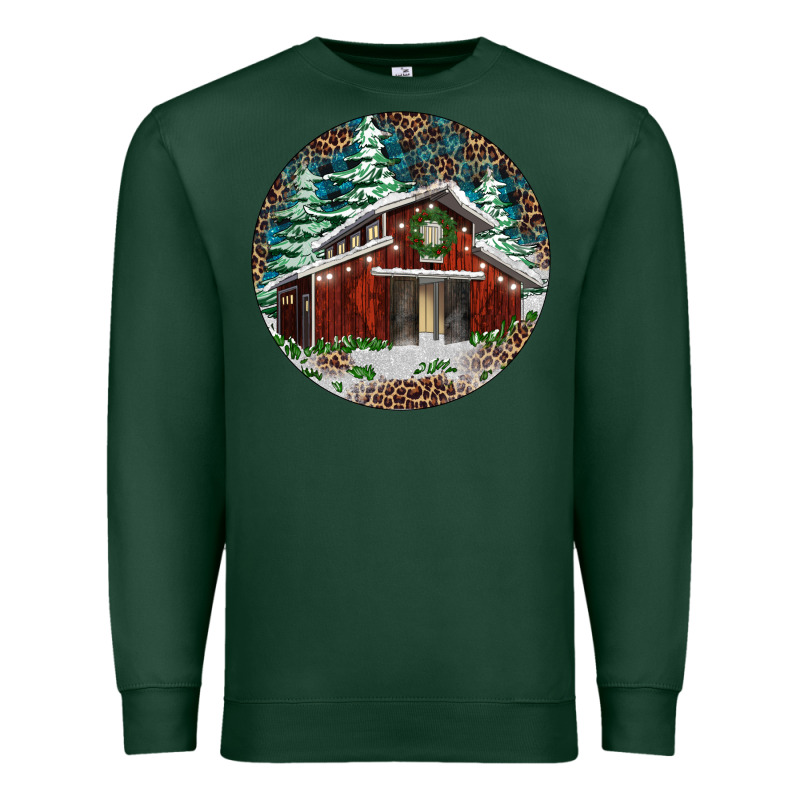 Barn Christmas Premium Sweatshirt by RanaPortraitStore | Teevron
