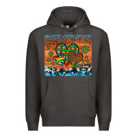 Smoke autism awareness hearts leopard cowhide Premium Hoodie - Artiststas