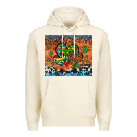Tofu autism awareness hearts leopard cowhide Premium Hoodie - Artiststas