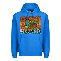 True Royal autism awareness hearts leopard cowhide Premium Hoodie - Artiststas