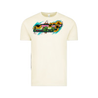 Vintage Arctic Tennessee Map Sunflower Cactus Serape Vintage Tee - RanaPortraitStore