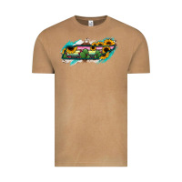 Vintage Camel Tennessee Map Sunflower Cactus Serape Vintage Tee - RanaPortraitStore