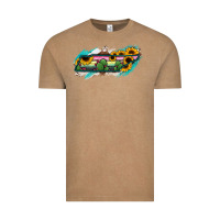 Tennessee Map Sunflower Cactus Serape Vintage Tee | Teevron