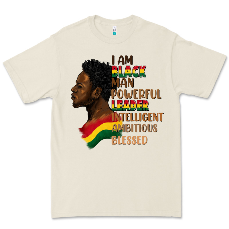 I Am Black Man Premium Tee by FaDigitalArtStudio | Teevron