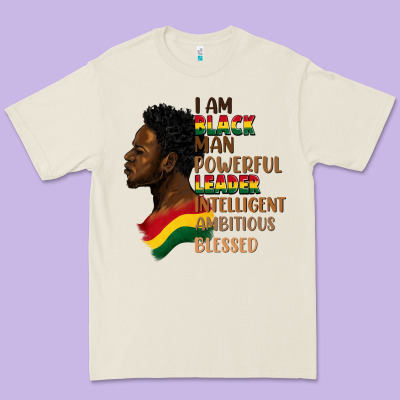 I Am Black Man Premium Tee Designed By Fadigitalartstudio