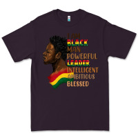 Plum I am black man Premium Tee - FaDigitalArtStudio
