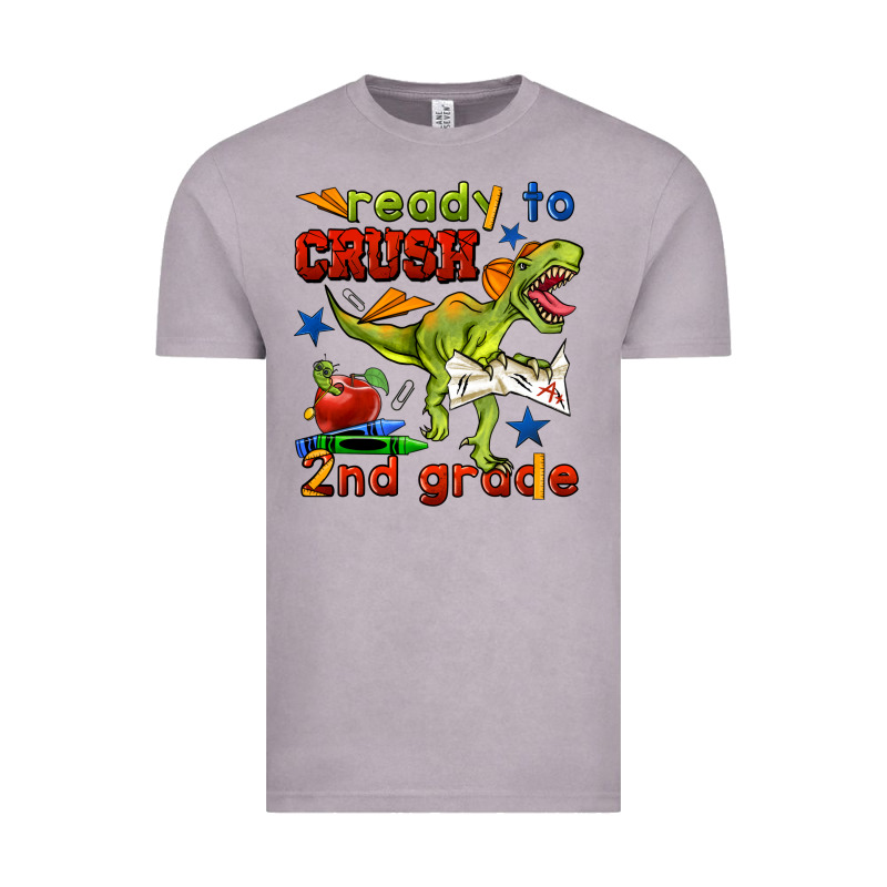 Ready To Crush 2nd Grade Vintage Tee by BundleAndBundleShop | Teevron