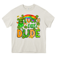Cream St. Patrick's Lucky little dude Heavy Core Tee - OliviaCreatesArt