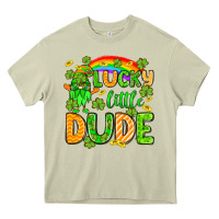 Mossy St. Patrick's Lucky little dude Heavy Core Tee - OliviaCreatesArt