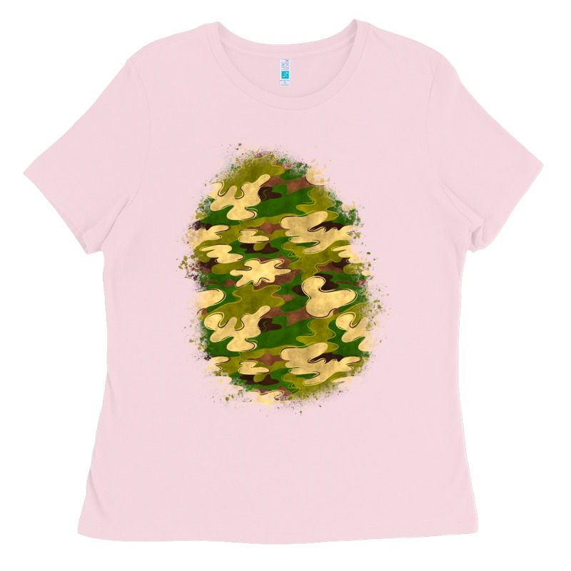 Camouflage Patch 4 Ladies Tee by BundleAndBundleShop | Teevron