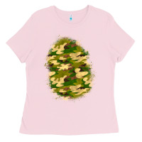 Bubblegum Pink camouflage patch 4 Ladies Tee - BundleAndBundleShop