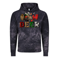 Cloud Black oh deer christmas Vintage Hoodie - LillyAllenDesigns