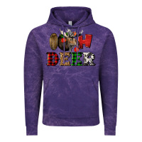 Cloud Purple oh deer christmas Vintage Hoodie - LillyAllenDesigns