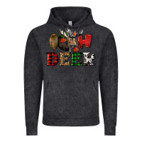 Vintage Black oh deer christmas Vintage Hoodie - LillyAllenDesigns