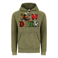Vintage Olive oh deer christmas Vintage Hoodie - LillyAllenDesigns