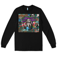 Black easter Long Sleeve Tee - CowhideDigitalArt