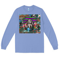 Colony Blue easter Long Sleeve Tee - CowhideDigitalArt