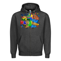 Charcoal Heather my child is non verbal but his mama aint afro Zipper Hoodie - RanaPortraitStore