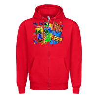 Red my child is non verbal but his mama aint afro Zipper Hoodie - RanaPortraitStore