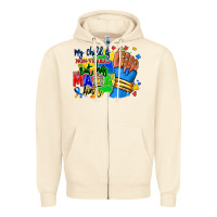 Sandshell my child is non verbal but his mama aint afro Zipper Hoodie - RanaPortraitStore