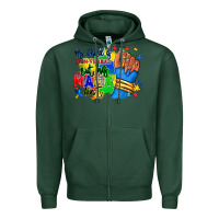 Sports Green my child is non verbal but his mama aint afro Zipper Hoodie - RanaPortraitStore