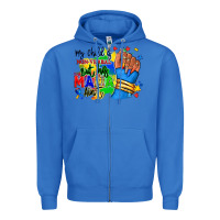 True Royal my child is non verbal but his mama aint afro Zipper Hoodie - RanaPortraitStore