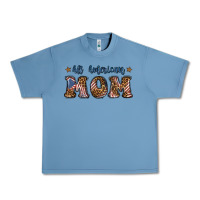 Pebble Blue all american mom Urban Heavy Tee - BundleAndBundleShop