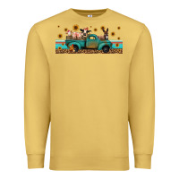 Antique Gold western animals truck Premium Sweatshirt - Jasminsmagicworld