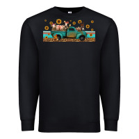 Black western animals truck Premium Sweatshirt - Jasminsmagicworld