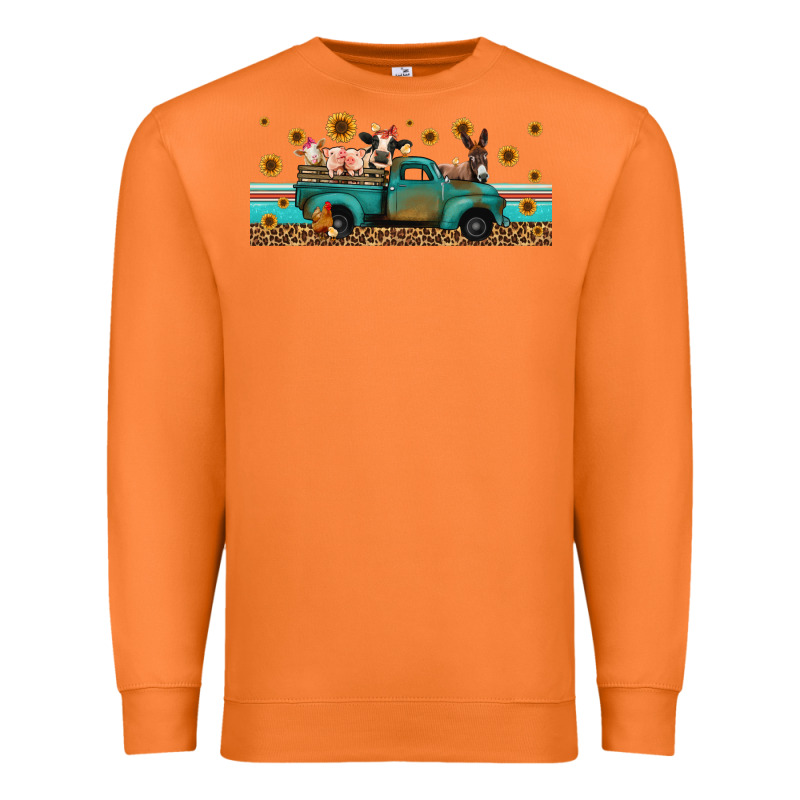 Western Animals Truck Premium Sweatshirt by Jasminsmagicworld | Teevron