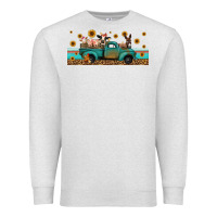 Oatmeal Heather western animals truck Premium Sweatshirt - Jasminsmagicworld